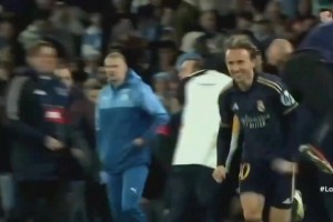 皇馬勝利后，莫德里奇開心的像個孩子！